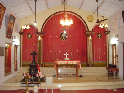 Interior of the church